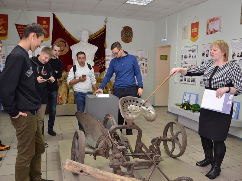 Студенты Дальневосточного ГАУ побывали в Тамбовском музее истории развития сельского хозяйства Амурской области